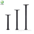 Césped de aluminio impermeable al aire libre 60CM LED luz solar para jardín